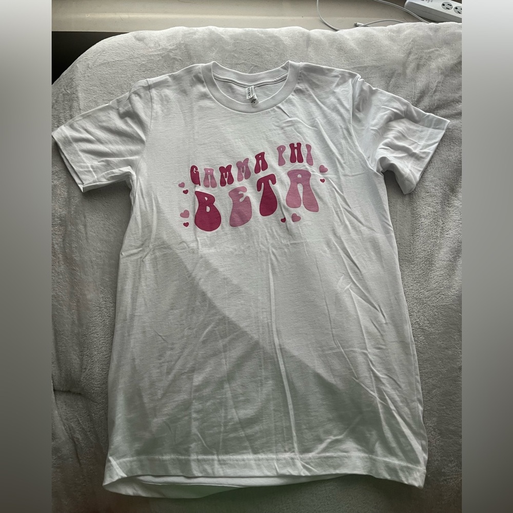 Gamma phi beta heart tshirt